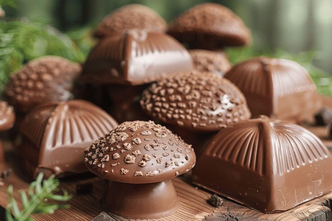 Chocolat aux champignons : la nouvelle tendance gourmande et bien-être Chocolat aux champignons : la nouvelle tendance gourmande et bien-être