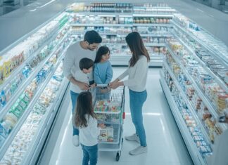 Budget courses mensuel pour une famille de 4 personnes en 2025 : combien prévoir ? Budget courses mensuel pour une famille de 4 personnes en 2025 : combien prévoir ?