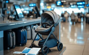 Peut-on voyager en avion avec une poussette compacte sans supplément ?