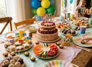 Manger anniversaire enfant 10 ans : 25 idées recettes fete d anniversaire coloree pour enfant 7611