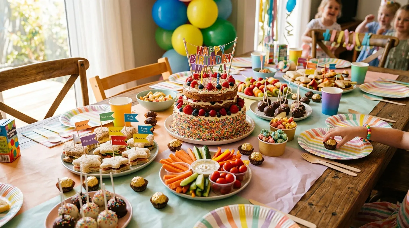 Manger anniversaire enfant 10 ans : 25 idées recettes fete d anniversaire coloree pour enfant 7611