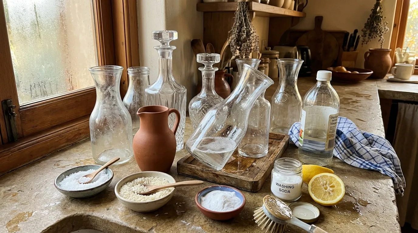 Nettoyer une carafe entartrée : astuces efficaces